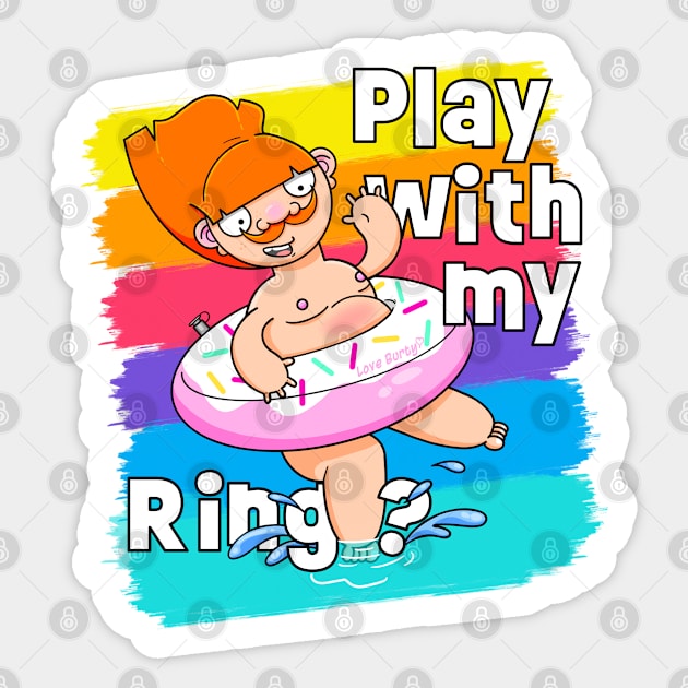 Play with my Ring? Sticker by LoveBurty